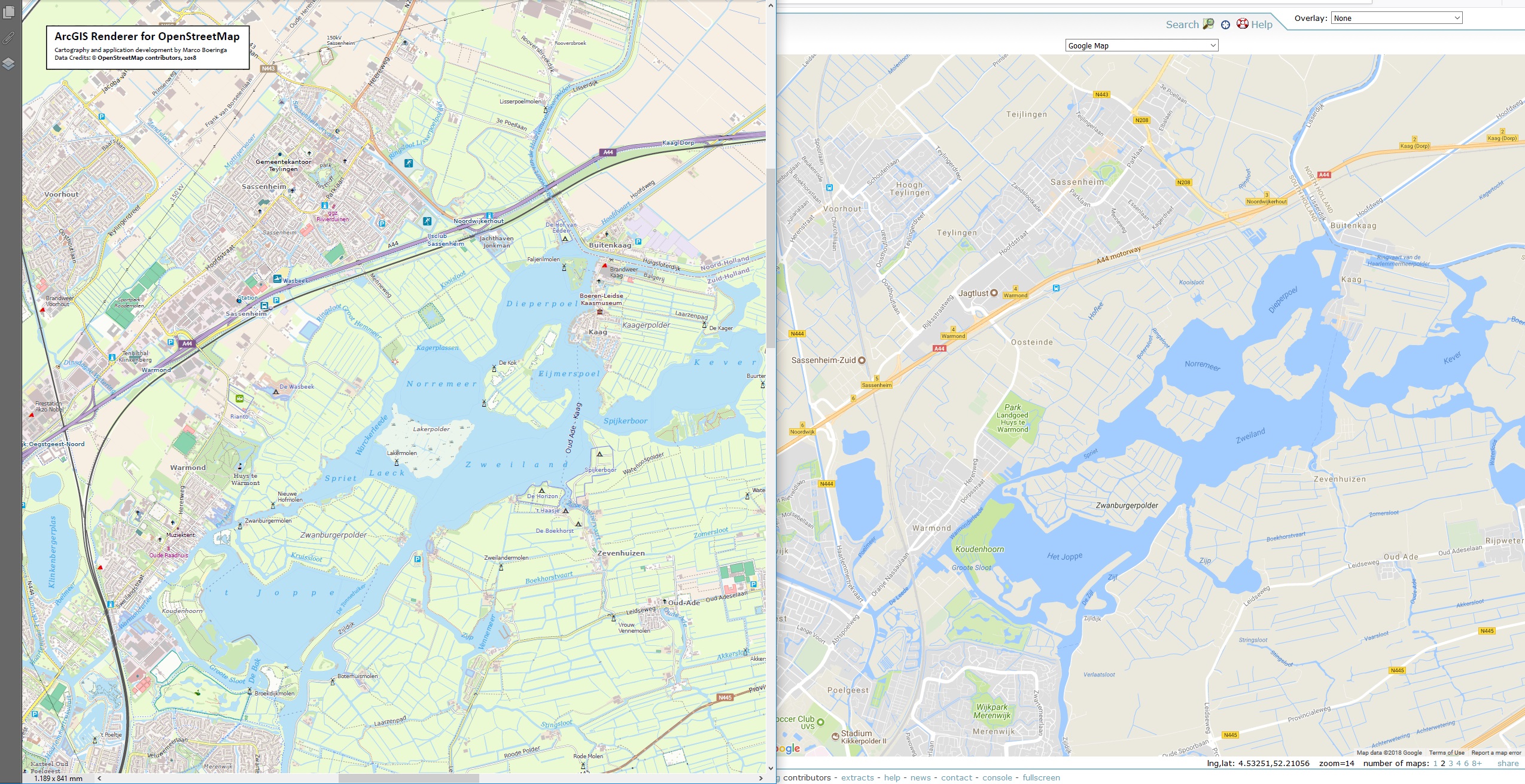 ArcGIS Renderer for OpenStreetMap - The_Netherlands - Kagerplassen
