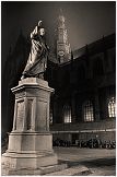 St. Bavo cathedral and statue of Laurens Janszoon Coster, Haarlem